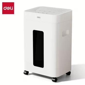 Deli ET048 cross-cut papirmakulator, 8 ark, 15 L, sort