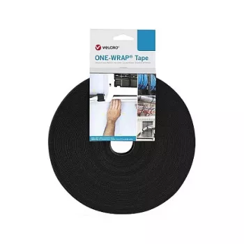 VELCRO One Wrap bånd 25 m 20 mm sort VEL-OW64141