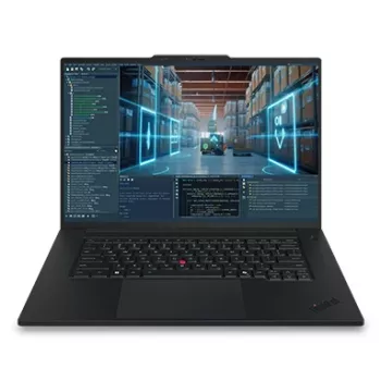 Lenovo ThinkPad P1 Gen 9 21UE000LGE mobil workstation, 16 inch WUXGA IPS, Intel Core Ultra 7 356H, 32GB LPDDR5x, 1TB SSD, NVIDIA RTX PRO 1000 Blackwell 8GB, Windows 11 Pro, tysk tastatur