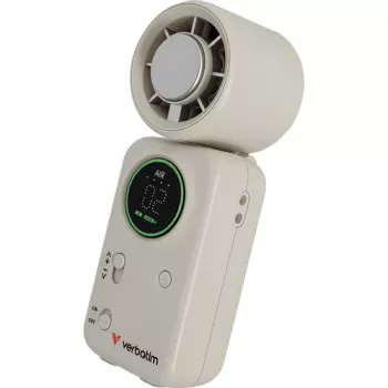 Verbatim Cool 'n' Go Ice Touch Pro håndventilator hvid/sølv 32346