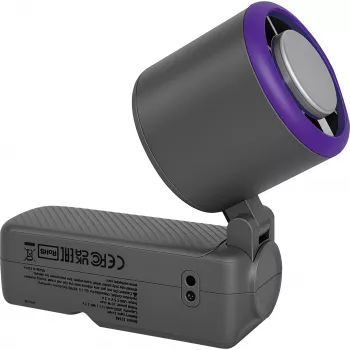Verbatim Cool'n' Go Ice Touch Pro håndventilator grå/lilla
