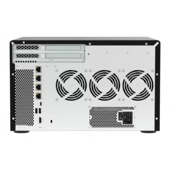 QNAP TVS-h1277AX-R5-16G 12-bay QuTS hero NAS, 8x 3,5 SATA + 4