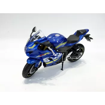 PULIO MSZ 1/12 Suzuki GSX-R1000 blå diecast-motorcykelmodel