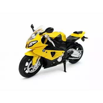 PULIO motorcykel MSZ 1/12 BMW S1000 RR gul diecast-model