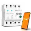 Qoltec 50976 Three-Phase Smart Wi-Fi Relay 63A, DIN Rail, 3P+N, Timer, Tuya