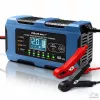 Qoltec 52669 intelligent batterioplader 12V 6A med reparationsfunktion til AGM GEL LiFePO4