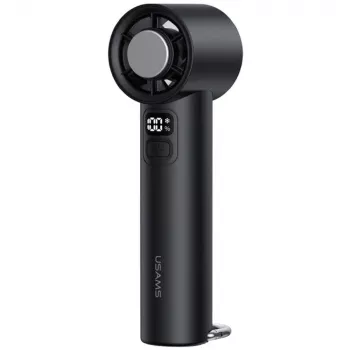 USAMS Ice-Cooling håndventilator 2000mAh, sort