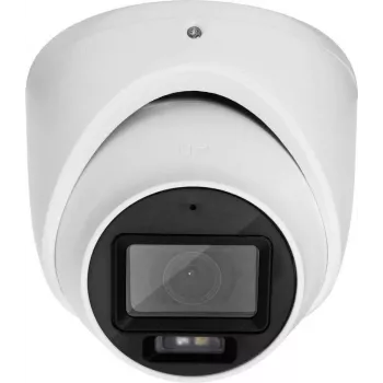 ABUS Security-Center TVCC55512 4MP udendørs IP-kuglekamera med PoE, 2,8-mm-objektiv, 100° vidvinkel, 30 m IR, IP67, H.265, MicroSD-slot