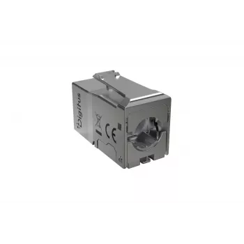 DIGITUS keystone-modul Cat. 6A, skærmet, værktøjsfri, RJ45, sølv
