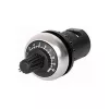 Eaton M22-R10K potentiometer-frontdel, 10 kOhm, lineær karakteristik, enkeltdrejning, frontpanelmontage, IP66/IP67/IP69K