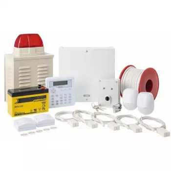 ABUS AZAA10200 Terxon SX alarmsystem-sæt, 8 kablede zoner, 1 sabotagezone