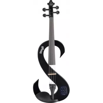 Stagg EVN 4/4 BK elektrisk violin med tilbehør - sort