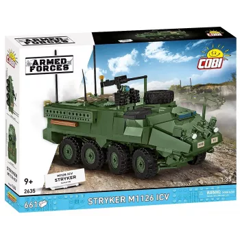 COBI Stryker M1126 ICV (1:35 skala) – detaljeret militærkøretøjs-modelbyggesæt
