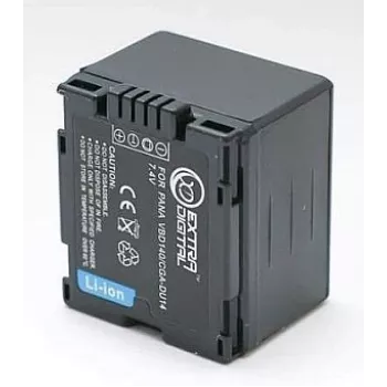 EXTRA DIGITAL Panasonic CGA-DU14 erstatningsbatteri 7,2V 1360mAh Li-ion til D-serie camcordere
