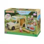 EPOCH Sylvanian Families campingvogn-legetøjssæt - familie-campingeventyrkøretøj