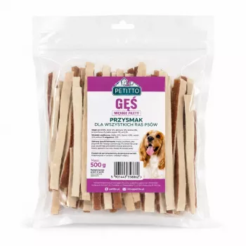 PETITTO bløde gåse-sandwiches hundesnacks