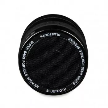 IBOX højttaler STRIDER Bluetooth bærbar trådløs højttaler med FM-radio, håndfri funktion, 5W RMS, 3,5mm AUX, USB, MicroSD, sort