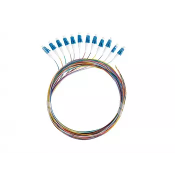 LANBERG Pigtail SM LC/UPC Semi-Tight 9/125 G657A1 12x2 m multicolor
