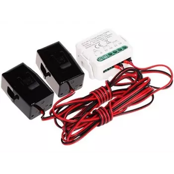 ATLO-LWB2-TUYA en-faset to-kanals energimonitor med Wi-Fi