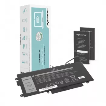 MOVANO batteri K5XWW til Dell Latitude 5289 7390 2-in-1 - 7300 mAh (55 Wh)