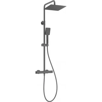 DEANTE Neo termostatisk brusersystem med 250 mm regnbruserhoved og håndbruser, krom