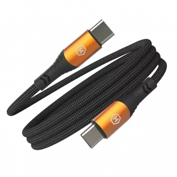 HAMMER USB-C til USB-C kabel 1,2 m 60 W PD hurtigopladning & datasynkronisering sort