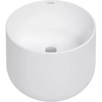 DEANTE CGN_AU32 Rectangular Countertop Ceramic Basin White Glossy