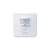 MACLEAN MCE18 PIR-bevægelsesmelder med lydregistrering, vægmontering, 160°, 1200W, hvid