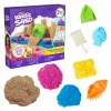Kinetic Sand Beach Adventure sæt – 907 g sand i 3 farver med forme, værktøj og legeskål