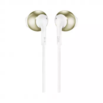 JBL T205 Champagne-guld in-ear-hovedtelefoner med mikrofon