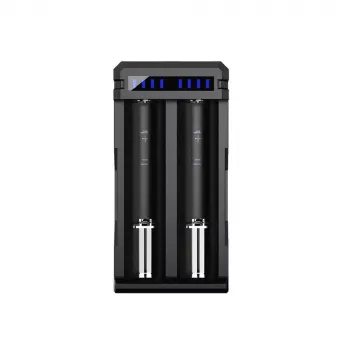 XTAR SC2 USB-C Li-Ion 18650 Batterioplader, 3,7V