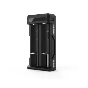 XTAR SC2 USB-C Li-Ion 18650 Batterioplader, 3,7V