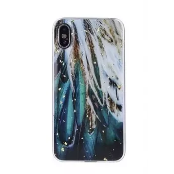 iLike Samsung Gold Glam fjedercover til Galaxy A13 5G / A04S