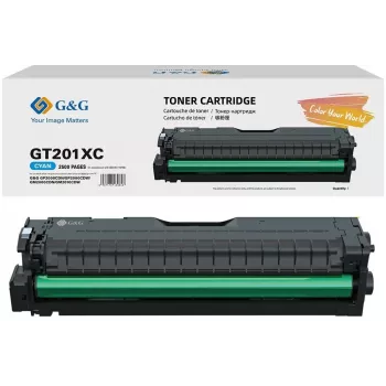 G&G XL-toner GT201XCEV til G&G P2000CDW/P2010CDW cyan