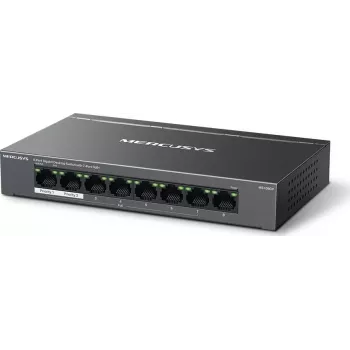 Mercusys MS108GP 8-port Gigabit desktop PoE+ switch, 123W budget, plug & play