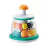 B-KIDS Rollabout Ball Top Infantino – snurrelegetøj i mint med raslende kugler til babyer fra 6 måneder