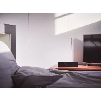 Philips SDV5225/12 indendørs TV-antenne med justerbar forstærkning, 1,8 m koaksialkabel, 75 Ohm, 3G/4G-filter, DVB-T/T2