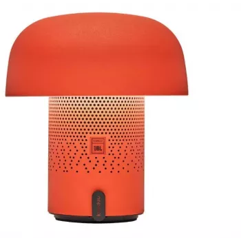 KOODUU Sensa Play bærbar Bluetooth-højttaler med dæmpbar RGB-LED-lampe, IPX4 stænkvandsbeskyttelse, TWS-parring, USB-C, orange