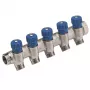 Caleffi 5R Series termostatisk blandingsventil 3/4 inch NPT indgang x 1/2 inch NPT udgang, blyfri messing, ASSE 1017