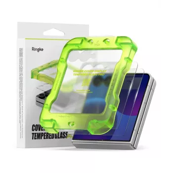 Ringke Cover Display Pro 2-pak panserglas-skærmbeskyttelse til Galaxy Z Flip 8 - klar