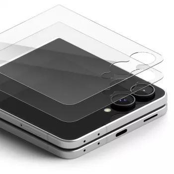Ringke Cover Display Pro 2-pak panserglas-skærmbeskyttelse til Galaxy Z Flip 8 - klar