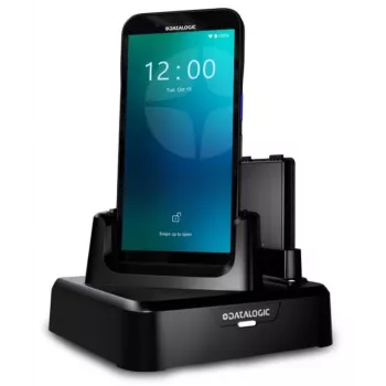 Datalogic Single Slot Dock lade-/datastation Ethernet+USB C med ekstra batteri - kræver