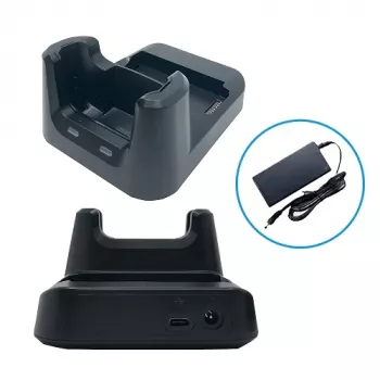 Unitech HT330 1-slot USB-ladestation med ekstra batterirum. Inklusive strømforsyning. _x00D_