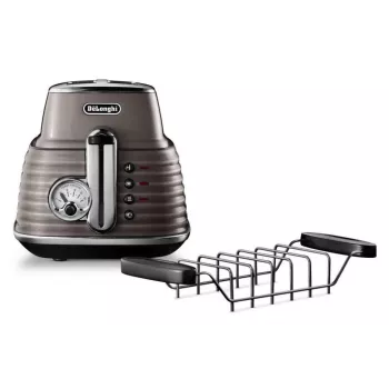 De'Longhi Scultura CTZ2103BG 2-skives toaster, 900 W, champagneguld