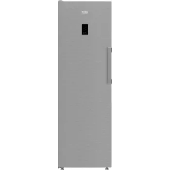 BEKO fryser B3RMFNE314XB, energieffektivitetsklasse E, 186,5 cm, 286L, inox-farve