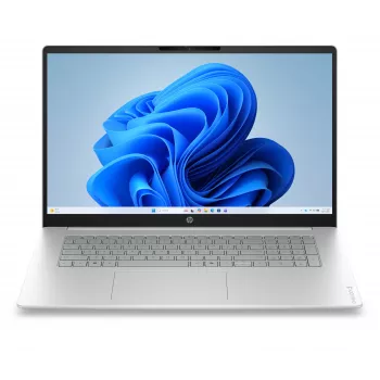 HP OmniBook 3 17-dp0008nnx - Ryzen 5 40, 16GB LPDDR5 5500 on-board, 512GB PCIe Value, 17,3 FHD (1920x1080) antiglare IPS 300 nits, Glacier Silver DF+ - 1080p TNR, uden 45W AC-adapter, Win 11 Home, 1 år