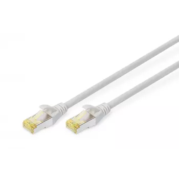 DIGITUS CAT6A S/FTP Patchkabel, 0,5 m, grå