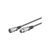 Microconnect XLRMF2 lydkabel 2 m XLR (3-polet) sort
