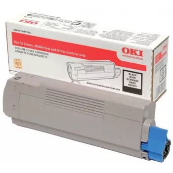 OKI 46507508 (C612) tonerkassette, 8000 sider, sort