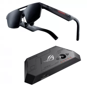 ASUS ROG XREAL R1-N gaming-AR-briller 240 Hz, smal størrelse IPD 63 (57-66 mm), sort
